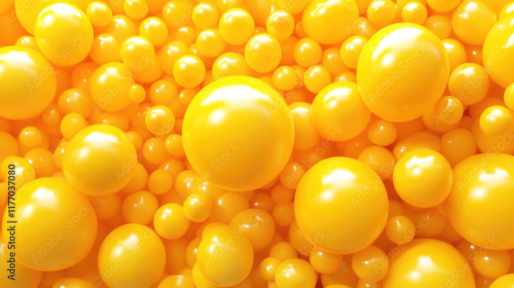 Vibrant Yellow Balloons Rising in Celebration: A Festive Background for Holidays and Performances Vibrant Yellow Balloons Rising in Celebration: A Festive Background for Holidays and Performances