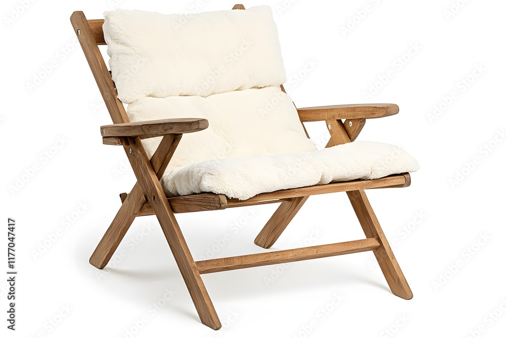 Cozy Wooden Chair with Soft Cushions for Relaxation Cozy Wooden Chair with Soft Cushions for Relaxation
