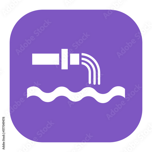 Water Pollution Icon