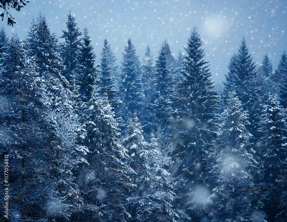 Generated image 降り積もる雪の結晶 Generated image 降り積もる雪の結晶