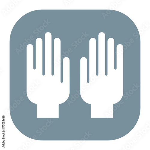 Medical Gloves Icon
