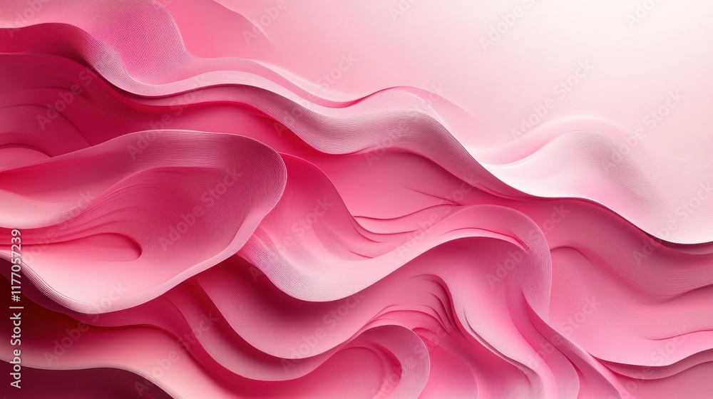 A muted pink background featuring soft overlapping arcs in a flat style and an open central space A muted pink background featuring soft overlapping arcs in a flat style and an open central space