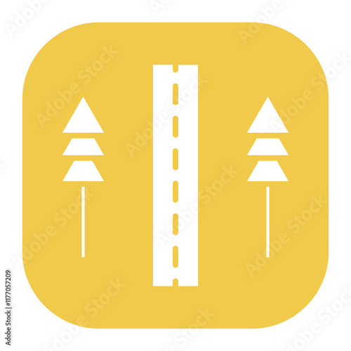 Unsealed Road Icon