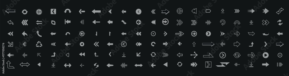 Set arrow icons. Collection arrows sign. White arrow icon set. Arrow. Cursor. Arrow vector icon. Collection different arrows sign. Modern simple arrows. Set arrow icons. Collection arrows sign. White arrow icon set. Arrow. Cursor. Arrow vector icon. Collection different arrows sign. Modern simple arrows.
