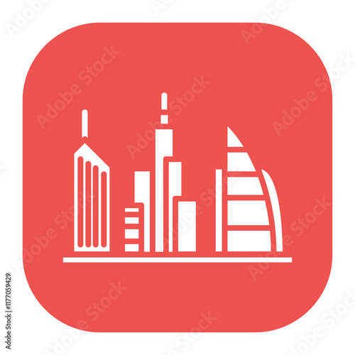 Dubai Scenery Icon