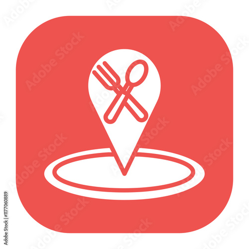 Restaurant Location Icon
