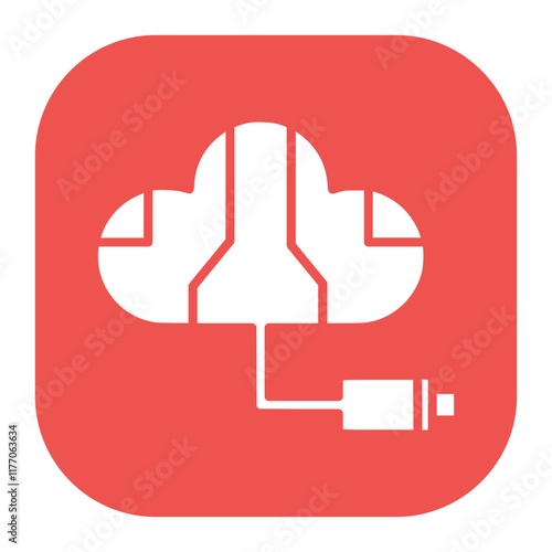 Cloud Ethernet Icon