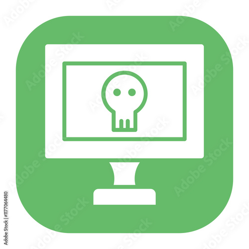Computer Hacked Icon