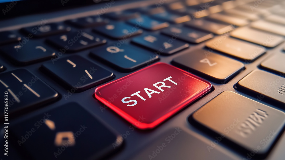 Digital Activation: Highlighting the 'START' Key Digital Activation: Highlighting the 'START' Key
