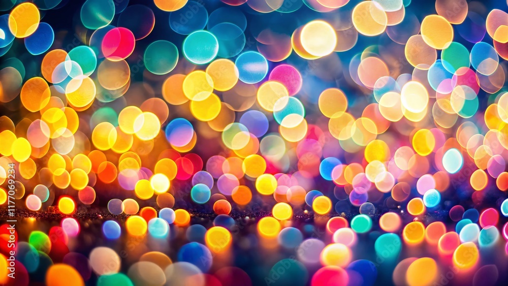 Abstract Bokeh Lights Background, Soft Focus, Blurred Circles, Festive Sparkle, Glowing Design Abstract Bokeh Lights Background, Soft Focus, Blurred Circles, Festive Sparkle, Glowing Design