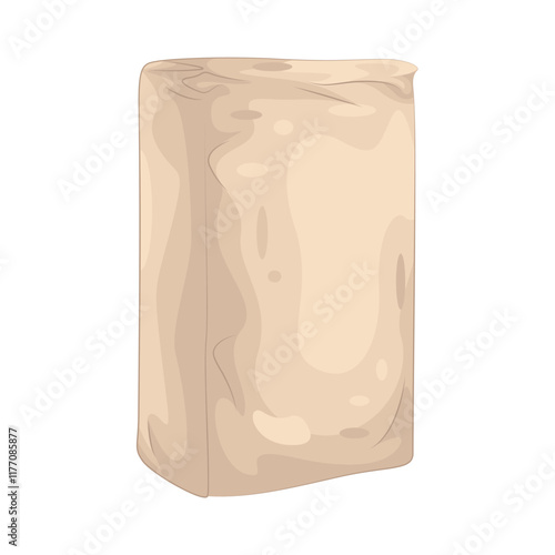 Illustration of cement bag 