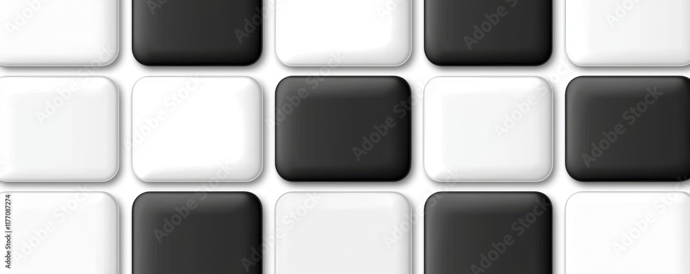 Abstract Black and White Square Pattern Background Texture Design Abstract Black and White Square Pattern Background Texture Design