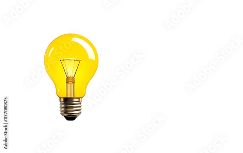 light bulb isolated on white background