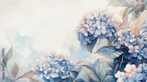 Wallpaper Mural wedding invitation card background vector. Minimal hand painted watercolor botanical flowers texture template background. Design for wedding, vip cover, poster, rsvp moderncard.Valentine's Day Torontodigital.ca