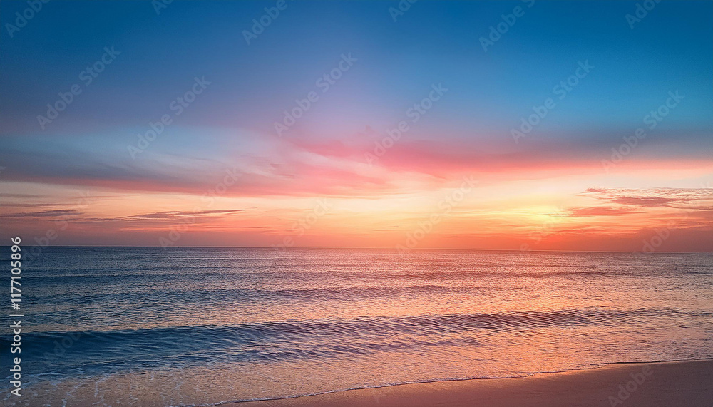 pastel blurred gradient sundown history at sunrise tender nature beach peaceful morning outdoor light blue red orange white