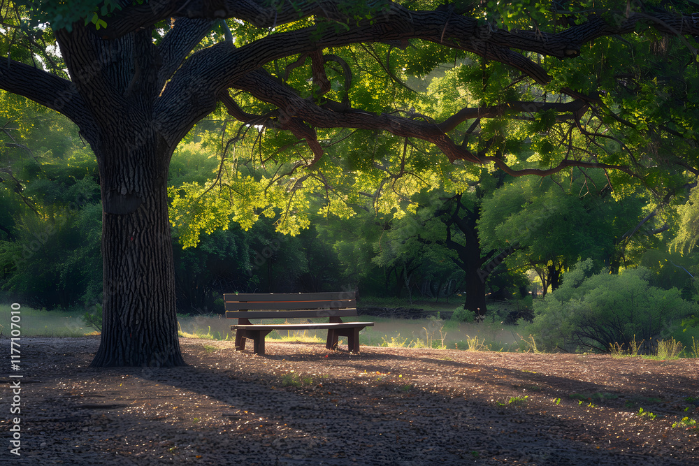 Serenity Rest Under the Old Oak: A Peaceful Retreat in Nature's Lap Serenity Rest Under the Old Oak: A Peaceful Retreat in Nature's Lap