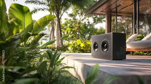 Premium outdoor speaker with weatherproof construction