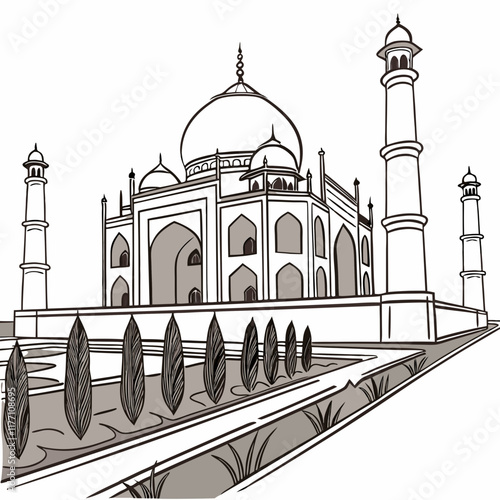 taj mahal agra country