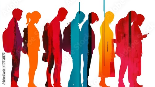 A graph illustrating the effects of long-term unemployment, showing the challenges people face when re-entering the job market.