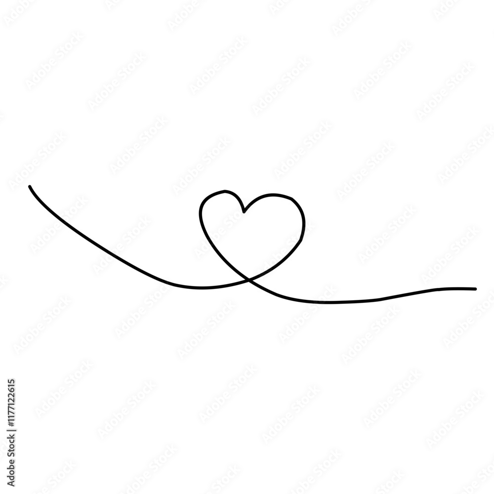 draw one heart line draw one heart line