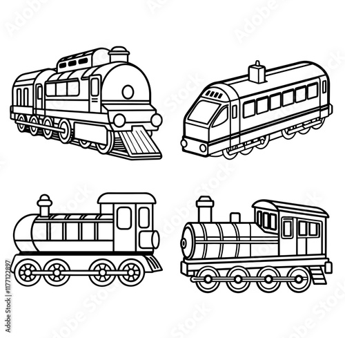 Train icon silhouette vector