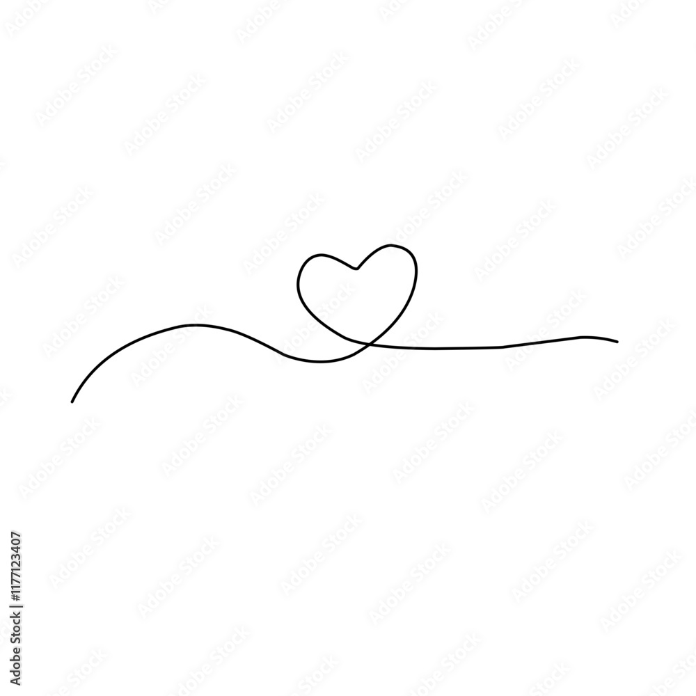 draw one heart line draw one heart line