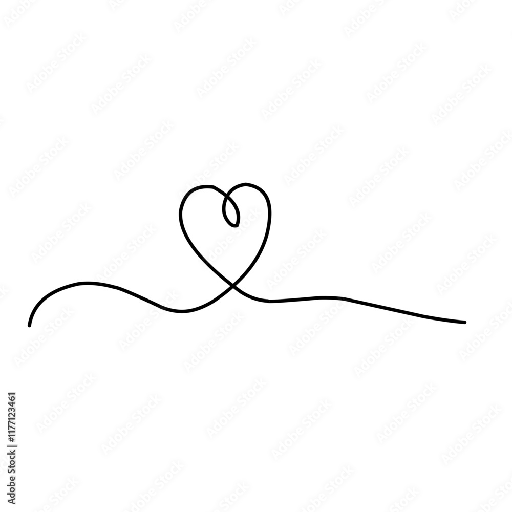 draw one heart line draw one heart line