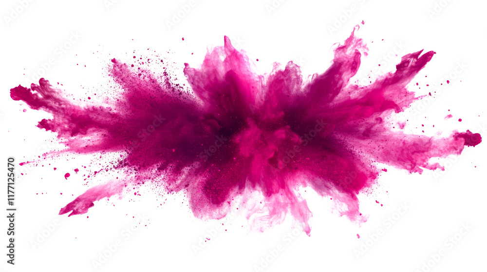 Dynamic Magenta Burst, isolated on transparent background Dynamic Magenta Burst, isolated on transparent background