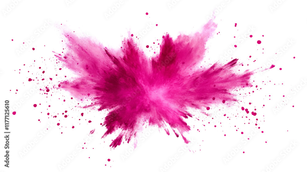 Dynamic Magenta Burst, isolated on transparent background Dynamic Magenta Burst, isolated on transparent background