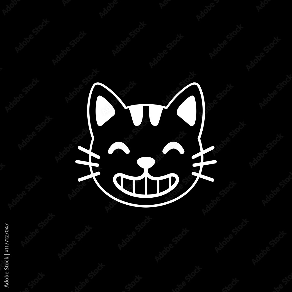 Fototapeta premium Grinning Cat Emoji (Alternate) 