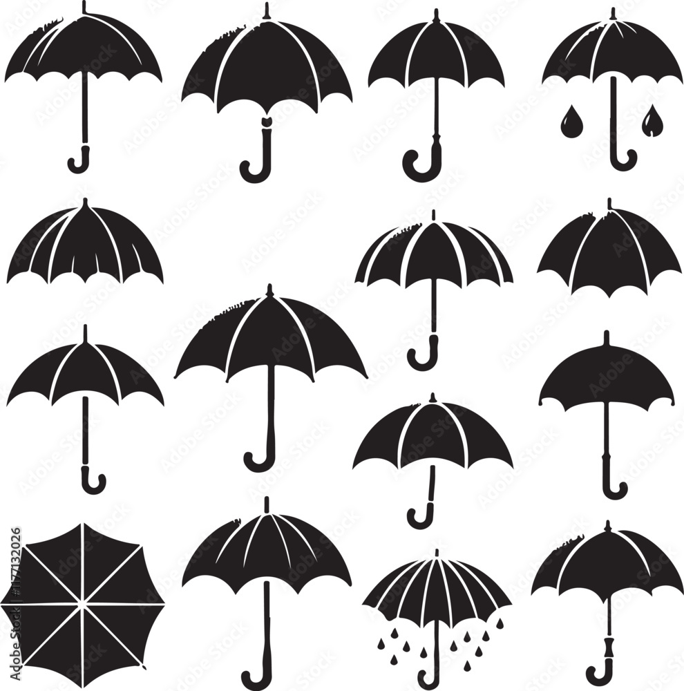 Umbrella Illustrations and Vector Art for Designers Umbrella Illustrations and Vector Art for Designers