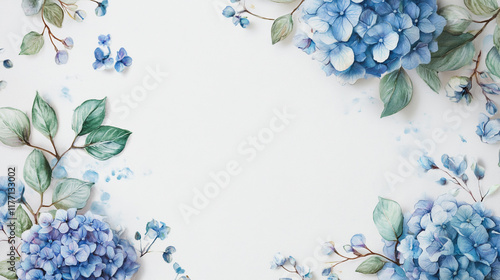 wedding invitation card background vector. Minimal hand painted watercolor botanical flowers texture template background. Design for wedding, vip cover, poster, rsvp moderncard.Valentine's Day