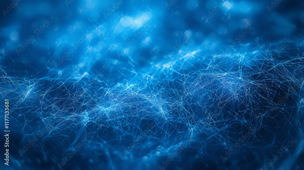 An abstract image of a noisy background in varying shades of blue, creating a sense of depth and texture. Generative AI An abstract image of a noisy background in varying shades of blue, creating a sense of depth and texture. Generative AI
