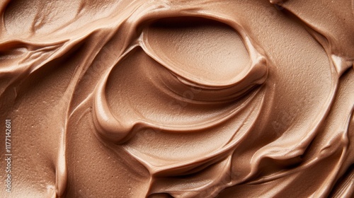 A creamy mocha mousse 2025 background
