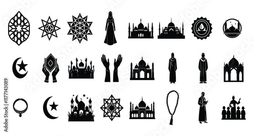 Mesmerizing Islamic Prayer Silhouettes Collection duaa calm allah faith