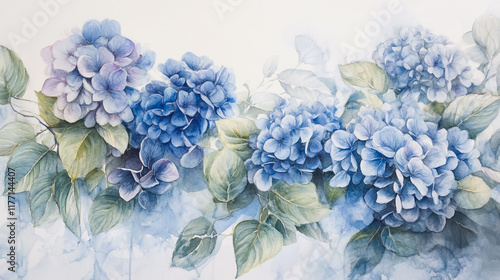 Wallpaper Mural Elegant wedding invitation card background vector. Minimal hand painted watercolor botanical flowers texture template background. Design for wedding, vip cover, poster, rsvp moderncard.Valentine's Day Torontodigital.ca