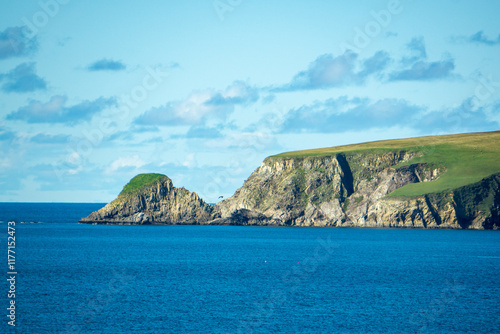 view of the sea and mountains