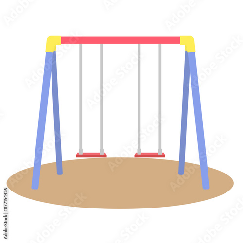 ブランコのイラスト
