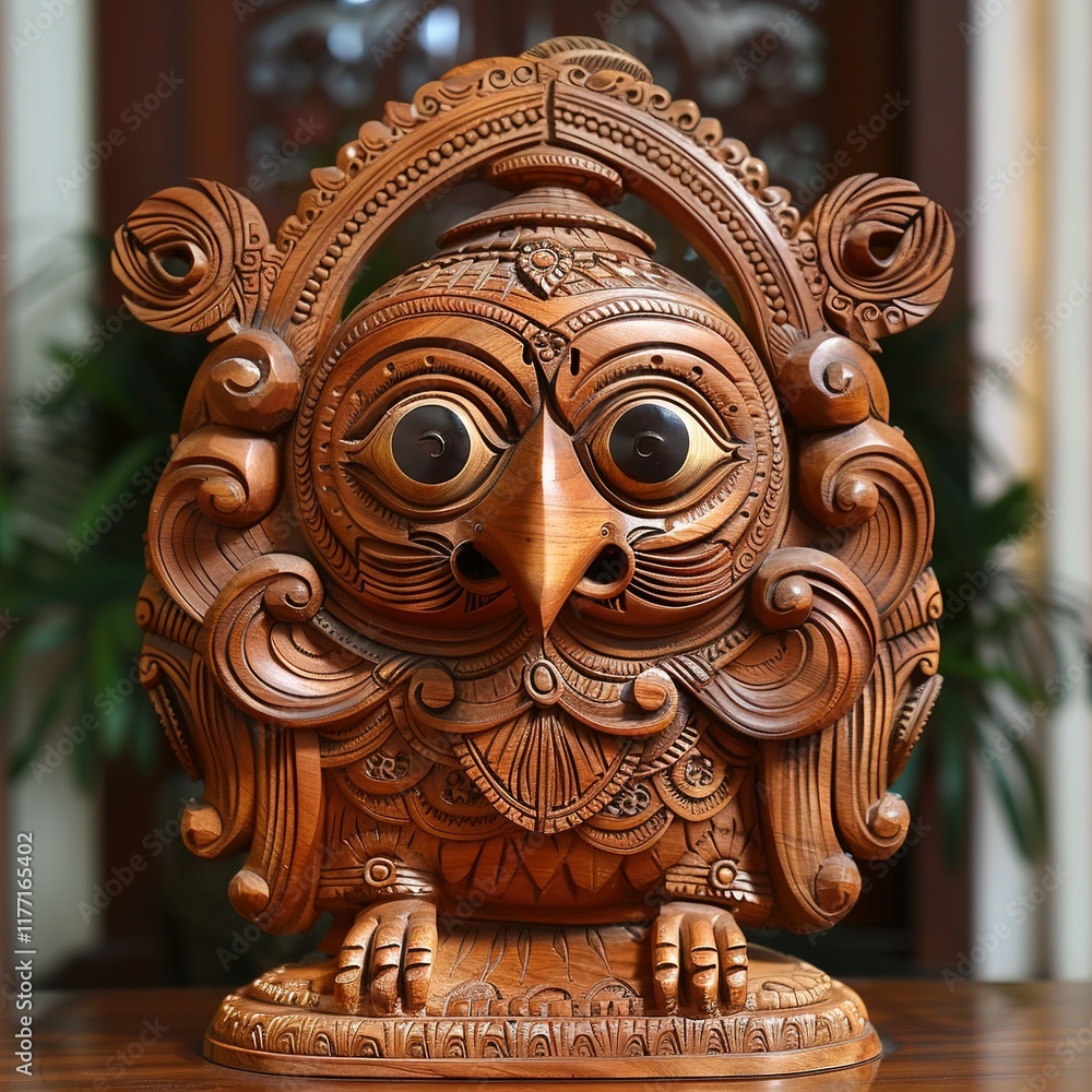 Obraz premium shree jagannath puri sculpture.
