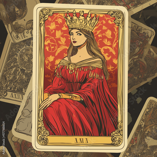 Tarot card empress --v 6 photo