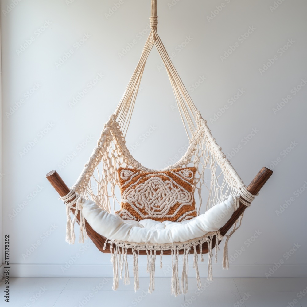 Obraz premium Handwoven Hammock Chair