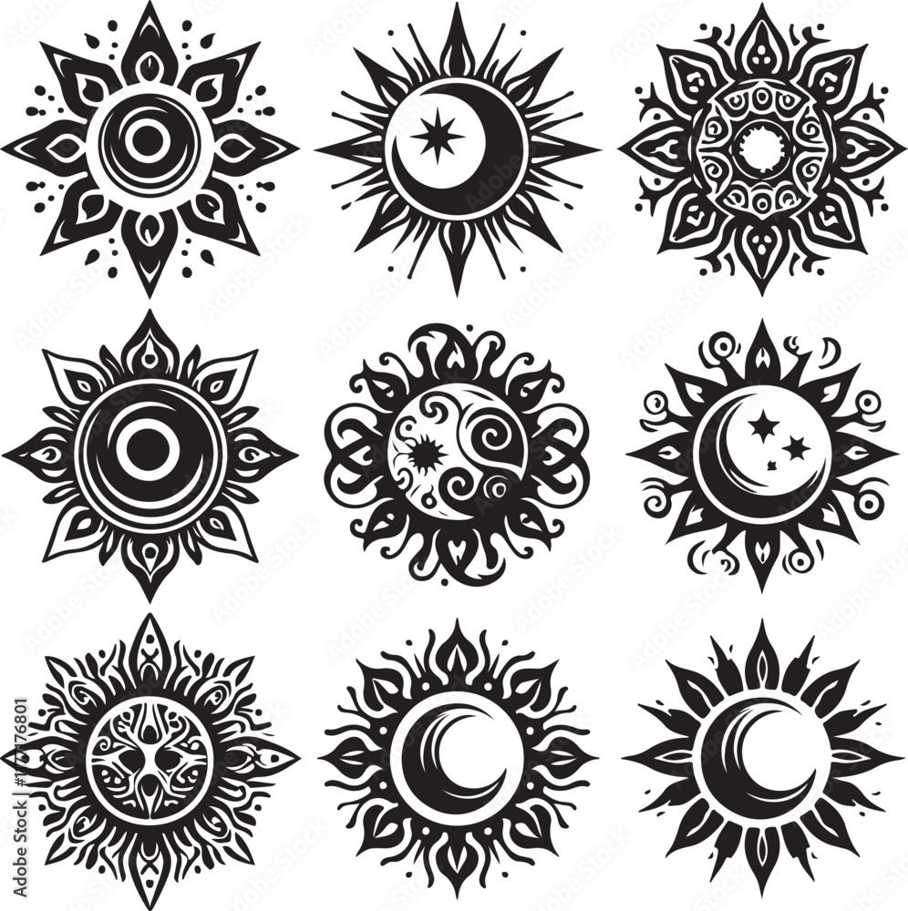 Sun Illustrations and Vector Art for Designers Sun Illustrations and Vector Art for Designers