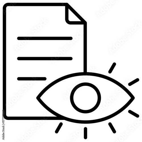 Vision Outline Icon