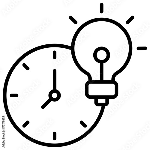 Time Outline Icon