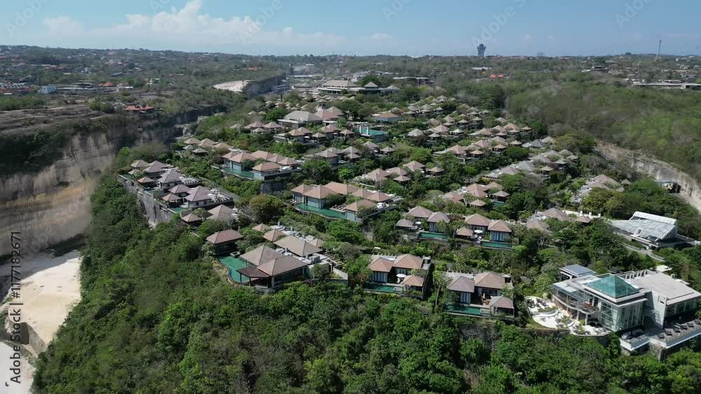 Aerial video over Melasti Beach Bali Indonesia Aerial video over Melasti Beach Bali Indonesia