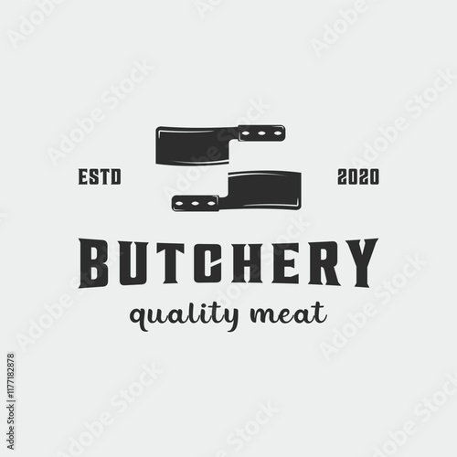 guitar logo vintage vector illustration template icon graphic design