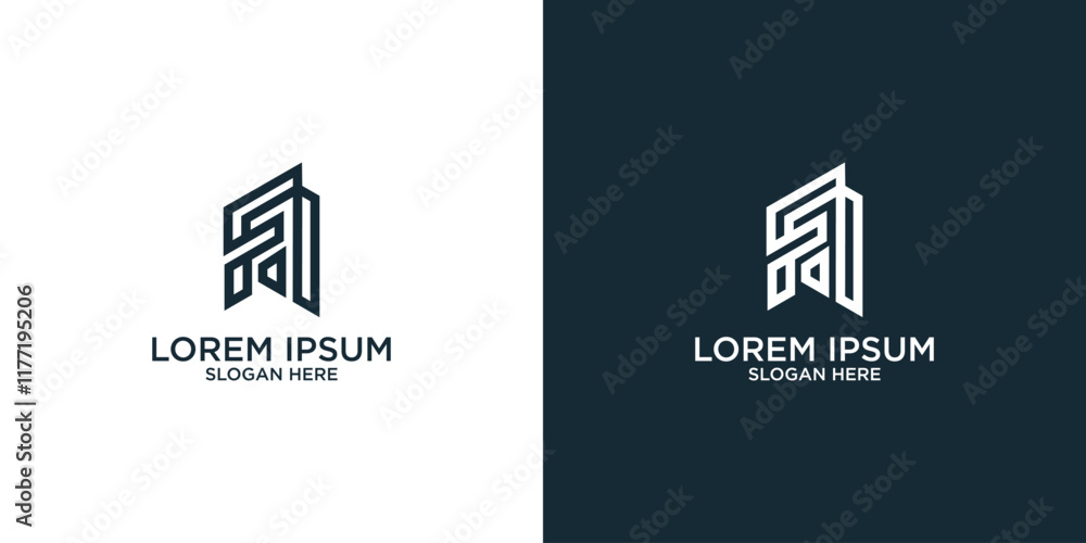 Fototapeta premium building logo design inspiration