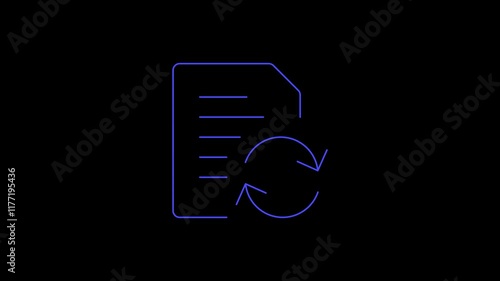 Document or check list icon isolated .business documents icon . Checklist clipboard icon animation 