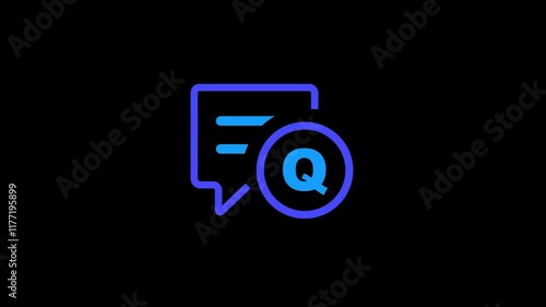 Question mark 4k icon transparent question symbol line icon.question mark cute animation icon