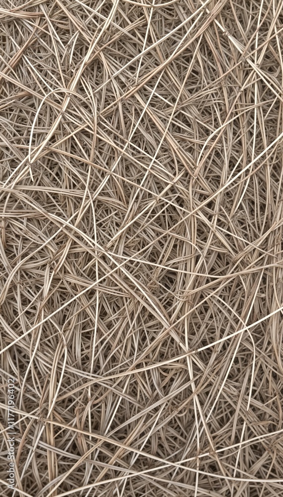 Natural dry grass texture background with intertwined strands, perfect for crafts and rustic designs
Natural dry grass texture background with intertwined strands, perfect for crafts and rustic designs